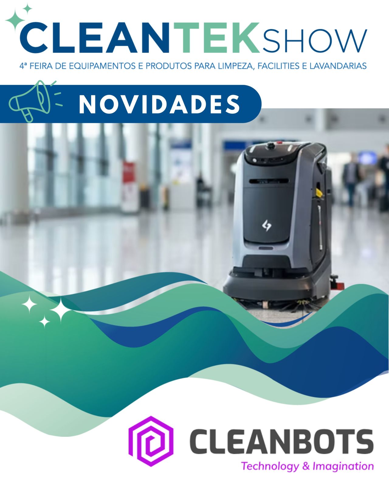 Cleanbots na CleanTek Show 2026 – Visite-nos no Stand 146
